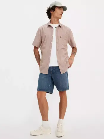 Levis HOMMES 468 LOOSE 9'' SHORT PICNIC & FRIENDS