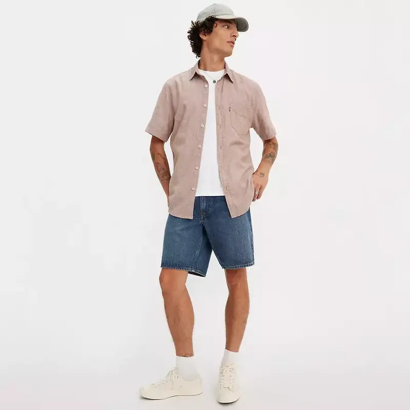 Levis HOMMES 468 LOOSE 9'' SHORT PICNIC & FRIENDS
