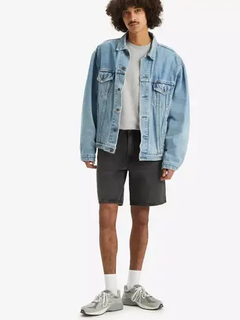 Levis MEN'S 468 LOOSE 9'' SHORTS WE GOT MOTION BLACK