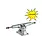 Ace trucks 33 AF1 TRUCKS SET2 POLISHED HOLLOW