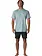 Vissla HOMMES TWISTED ECO SUN SHIRT SEA GREEN HEATHER
