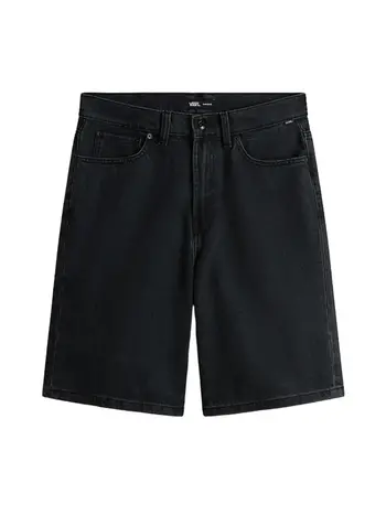 Vans MEN'S CHECK-5 BAGGY DENIM 23'' SHORTS WASHED BLACK