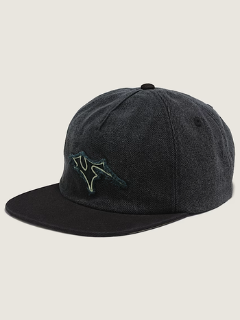 Vans MEN'S SKATE V THORN UNSTRUCTURED HAT BLACK