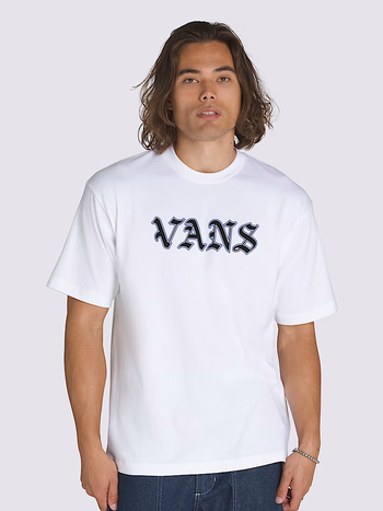 Vans MEN'S ORIGINAL STANDARD YE OLDE VANS T-SHIRT WHITE