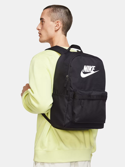 Nike HERITAGE BACKPACK 25L BLACK/BLACK/WHITE