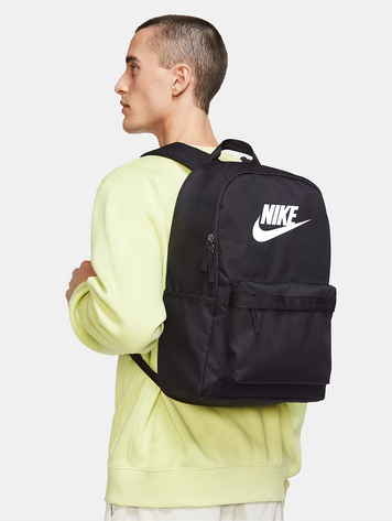 Nike HERITAGE BACKPACK 25L BLACK/BLACK/WHITE