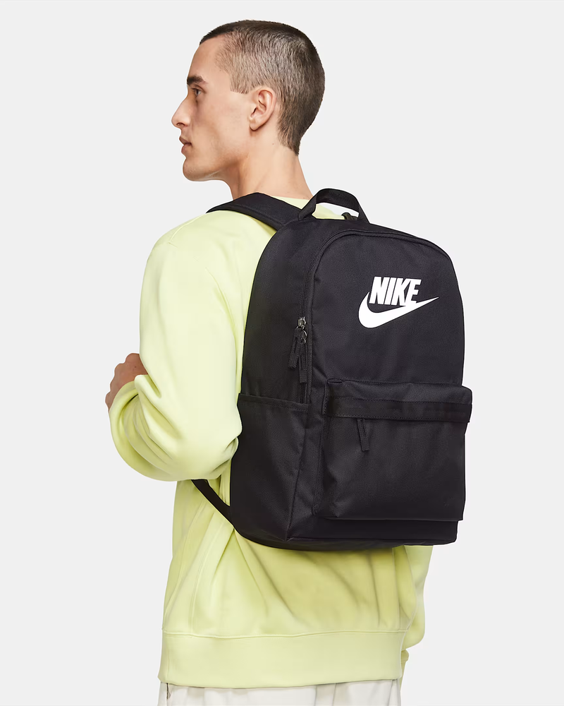 Nike HERITAGE BACKPACK 25L BLACK/BLACK/WHITE