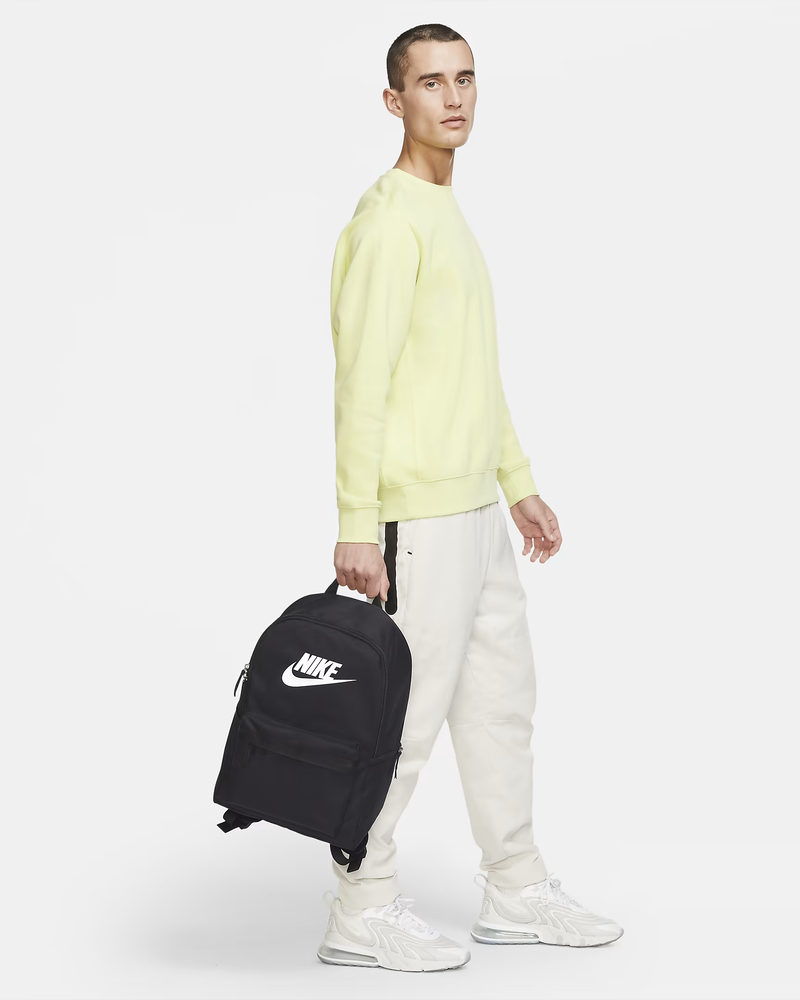 Nike HERITAGE BACKPACK 25L BLACK/BLACK/WHITE