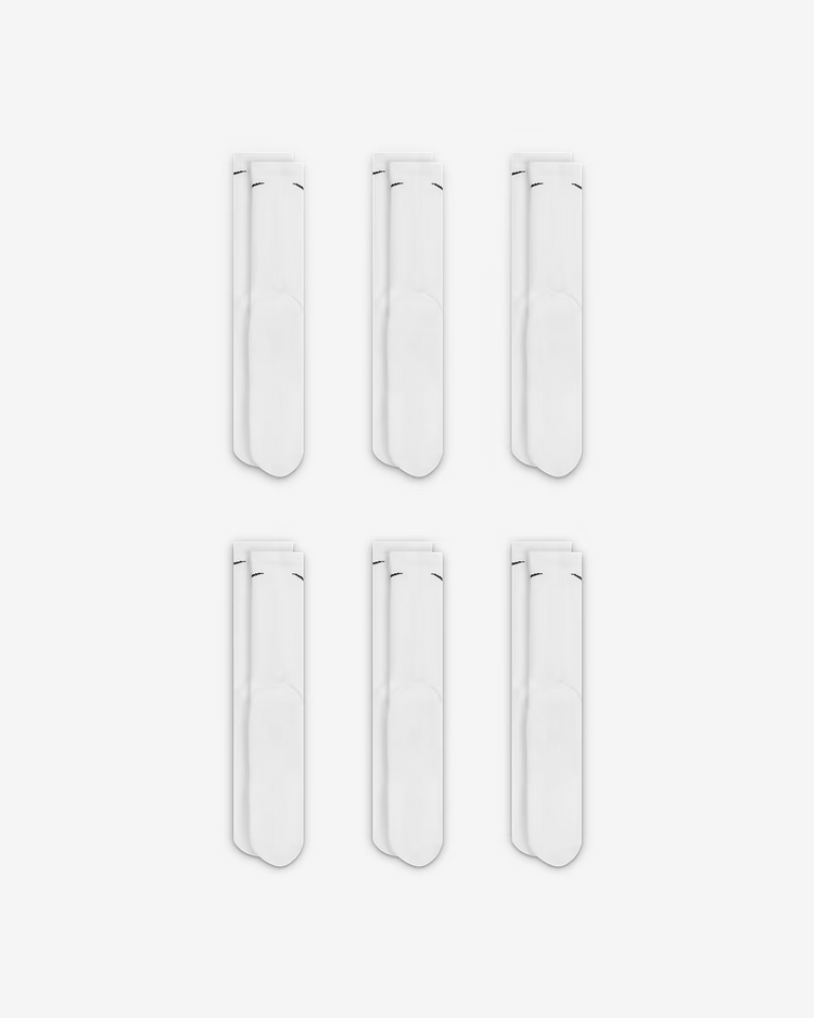 Nike EVERYDAY PLUS CUSHIONED CREW SOCKS 6PK