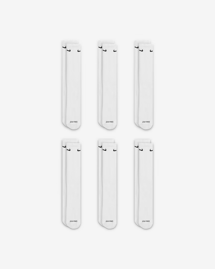 Nike EVERYDAY PLUS CUSHIONED CREW SOCKS 6PK