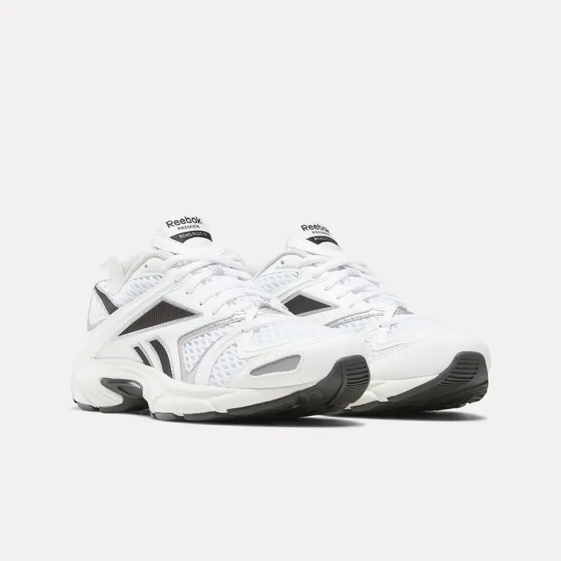 Reebok WOMEN'S PREMIER ROAD PLUS VI SHOES WHITE/WASHED BLACK/GREY