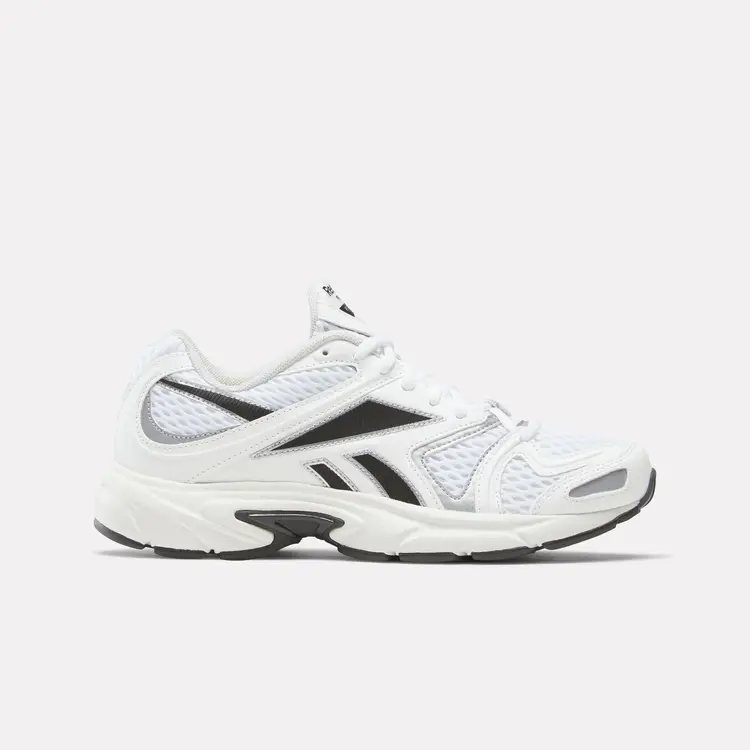 Reebok WOMEN'S PREMIER ROAD PLUS VI SHOES WHITE/WASHED BLACK/GREY