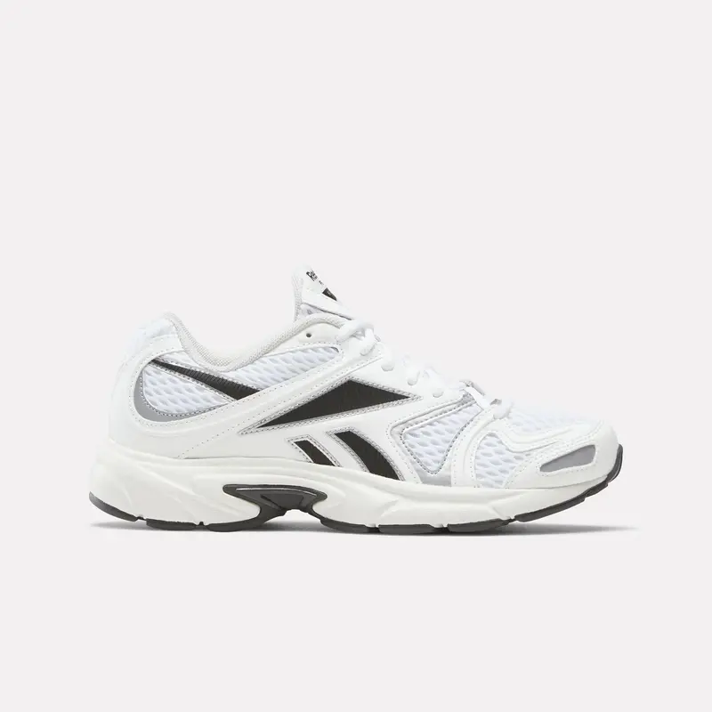 Reebok WOMEN'S PREMIER ROAD PLUS VI SHOES WHITE/WASHED BLACK/GREY