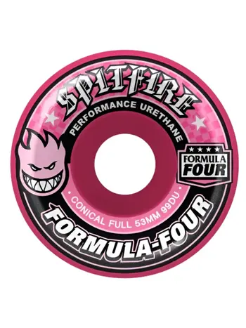 Spitfire wheels F4 99 CONICAL FULL WHEELS 53MM PINK