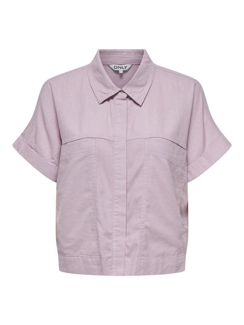 Only CARO BOXY S/S SHIRT VIOLET ICE