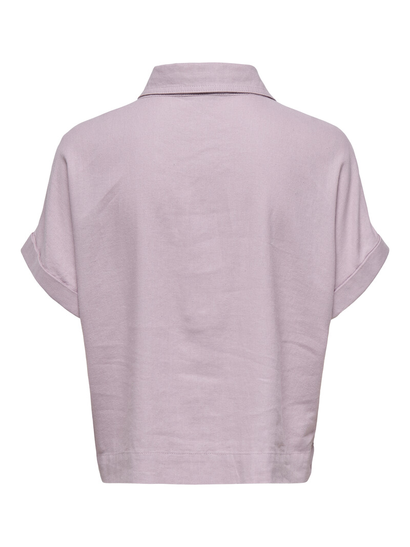 Only CARO BOXY S/S SHIRT VIOLET ICE