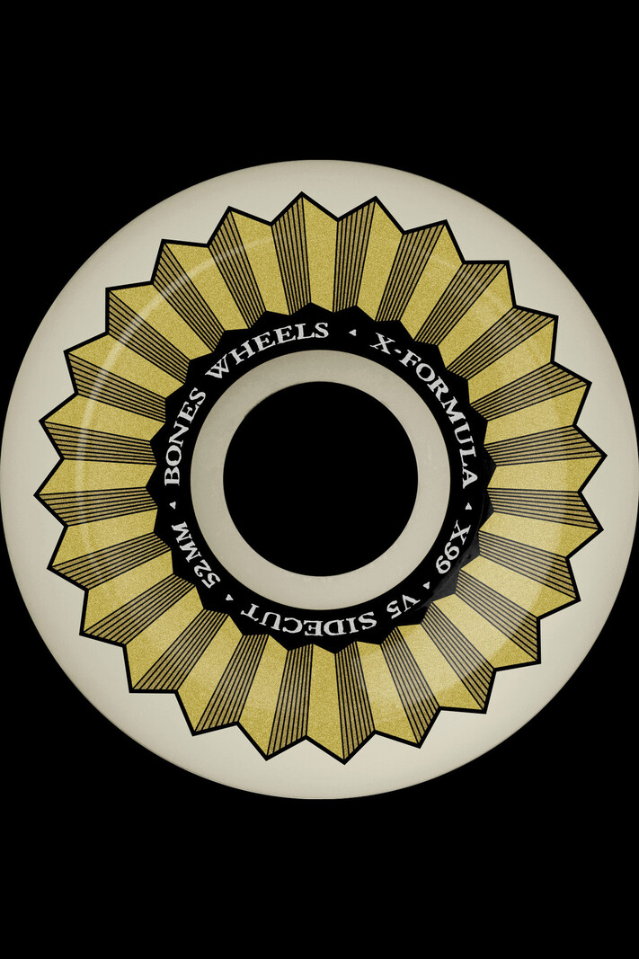 Bones X-FORMULA V5 SIDECUT WHEELS 99A 52MM