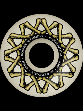 Bones X-FORMULA V6 WIDECUT WHEELS 99A 53mm
