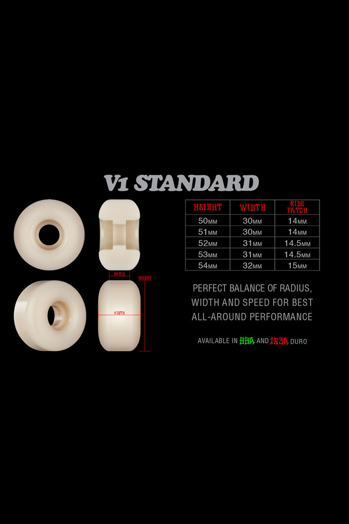 Bones STF STANDARD V1 WHEELS 99A 52mm