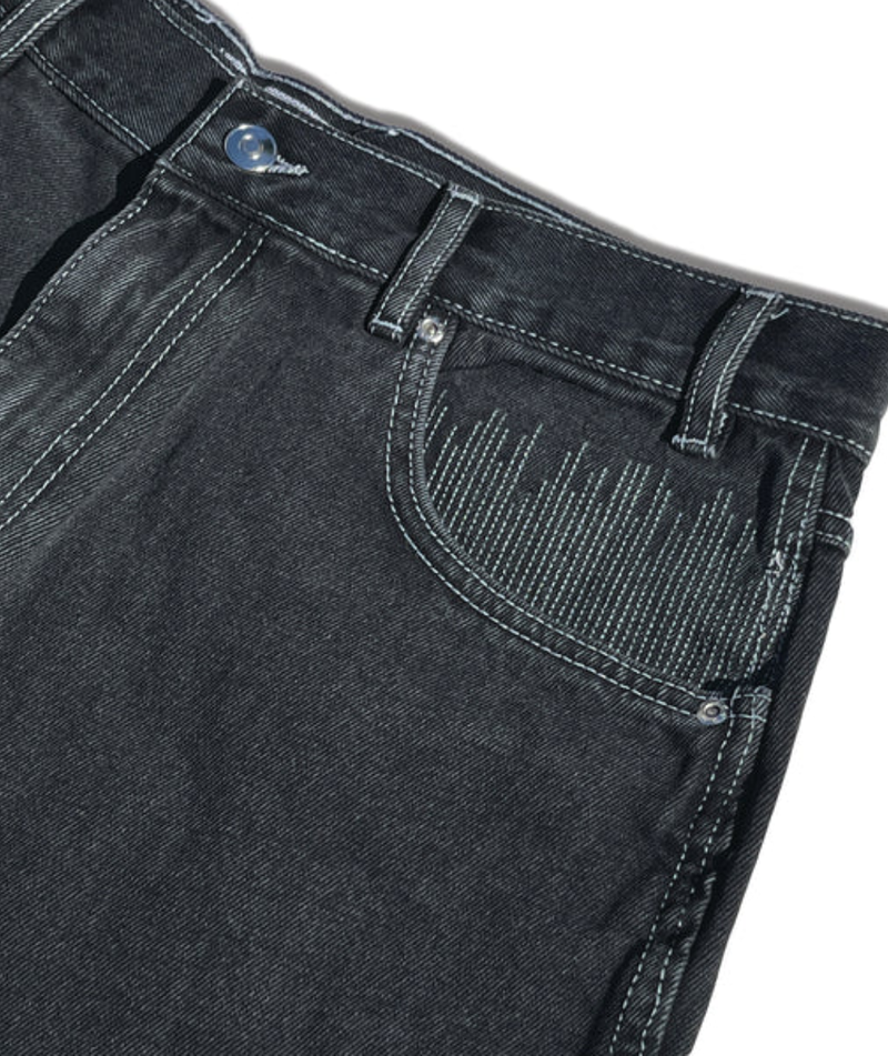 Frosted Skateboards CPU.JORTS SHORTS OFF BLACK