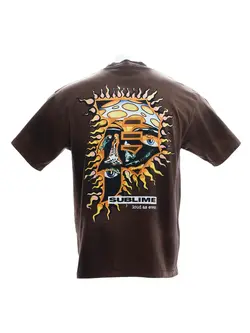 Primitive X SUBLIME DIRTY P HEAVYWEIGHT TEE BROWN