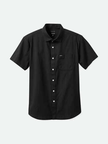 Brixton HOMMES CHARTER OXFORD S/S SHIRT BLACK