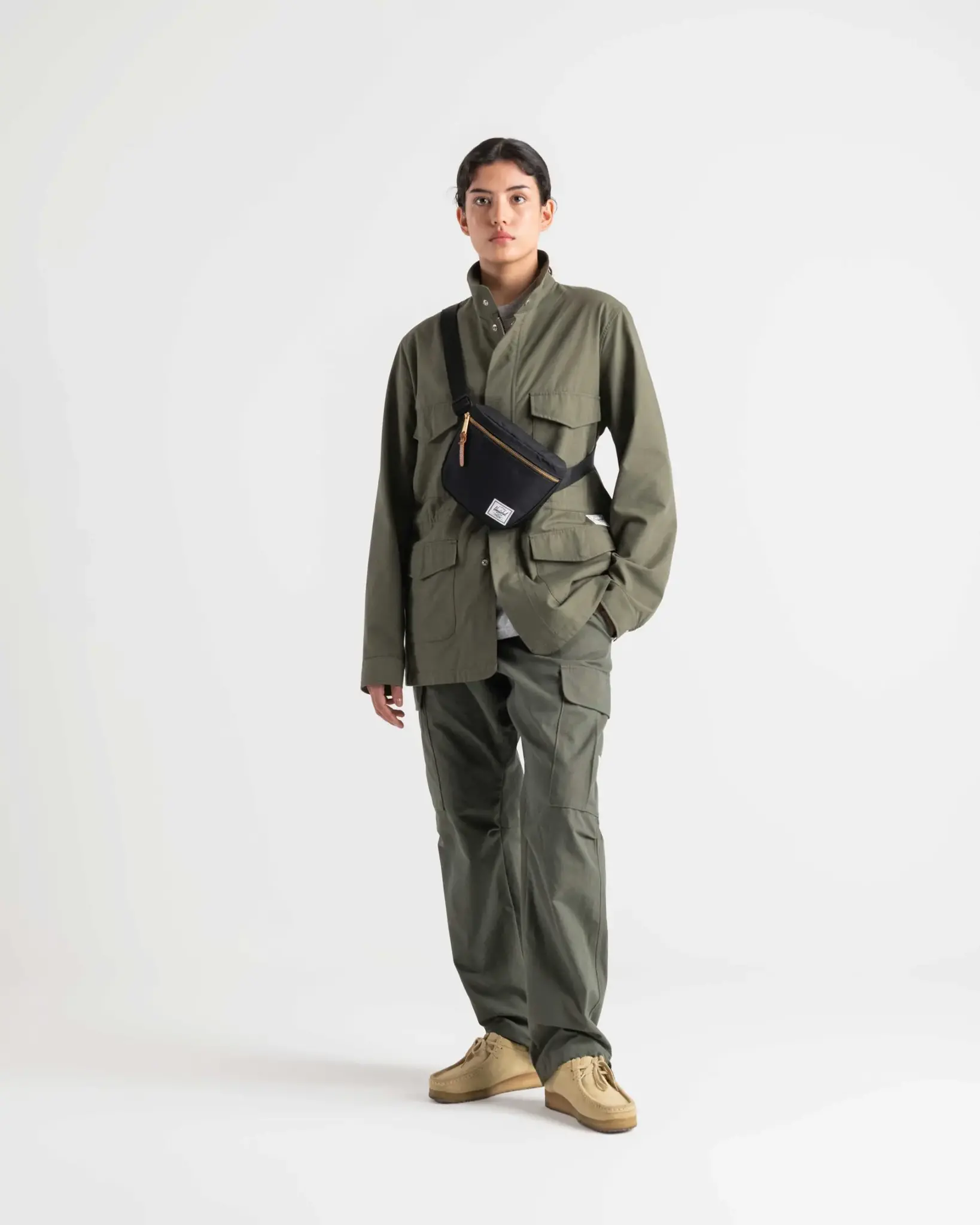 Herschel SETTLEMENT HIP PACK 2L BLACK