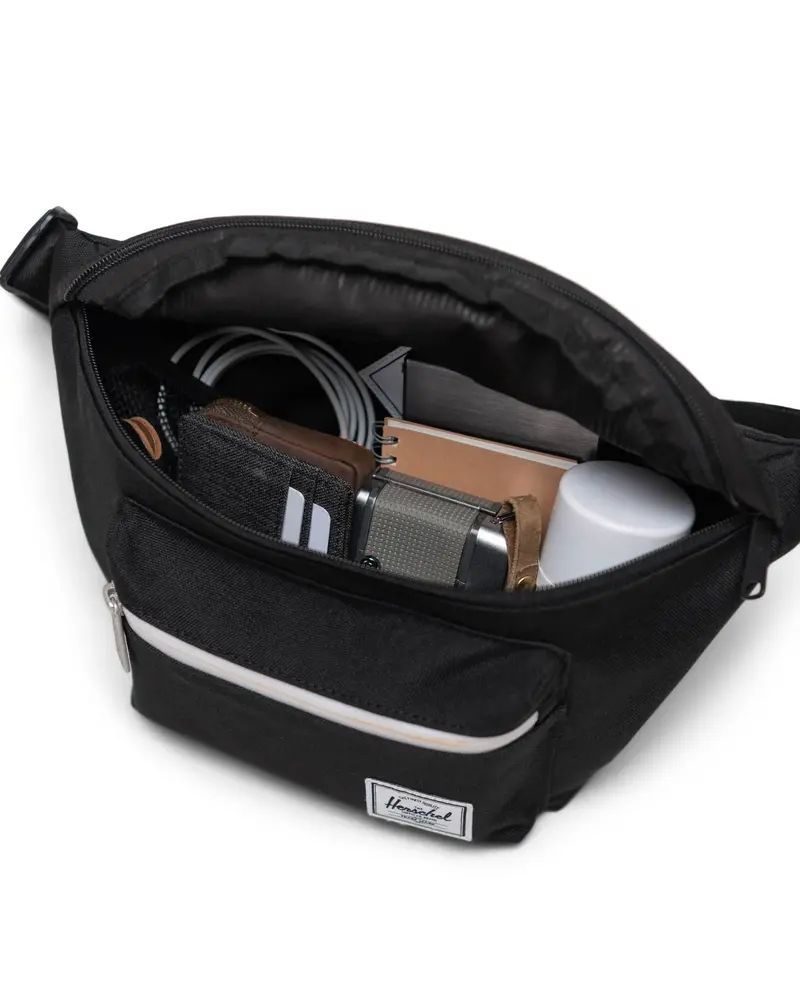 Herschel POP QUIZ HIP PACK 3.5L BLACK