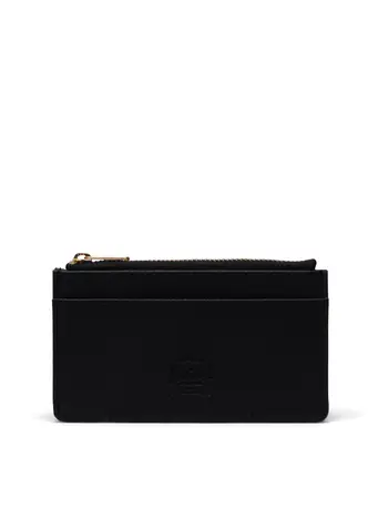Herschel OSCAR LARGE CARDHOLDER VEGAN LEATHER BLACK