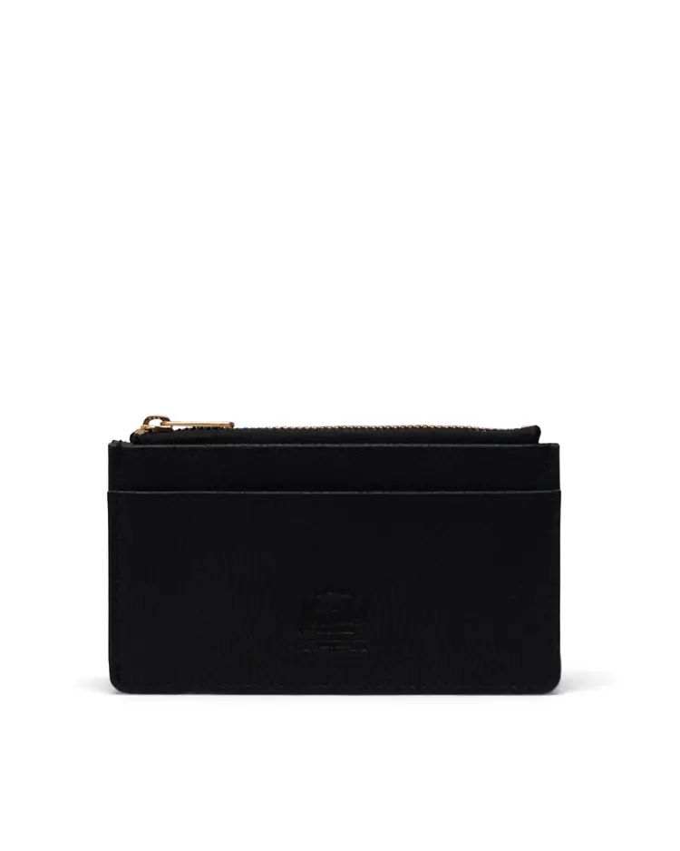 Herschel OSCAR LARGE CARDHOLDER VEGAN LEATHER BLACK