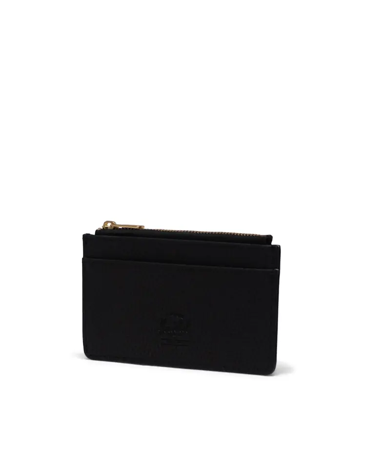 Herschel OSCAR LARGE CARDHOLDER VEGAN LEATHER BLACK