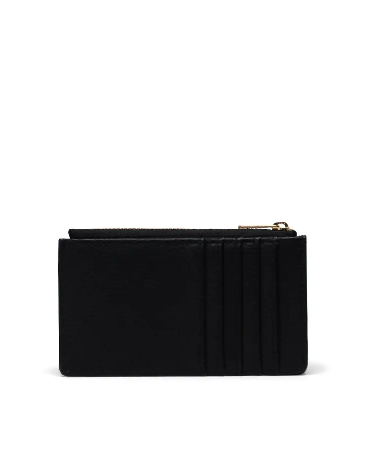 Herschel OSCAR LARGE CARDHOLDER VEGAN LEATHER BLACK