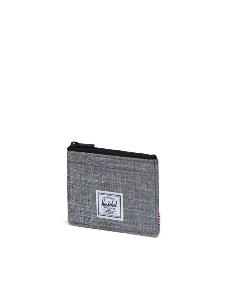 Herschel OSCAR CARDHOLDER WALLET RAVEN CROSSHATCH