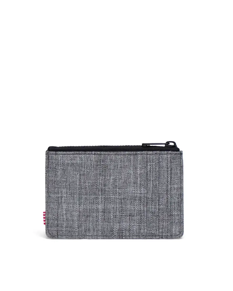 Herschel OSCAR CARDHOLDER WALLET RAVEN CROSSHATCH