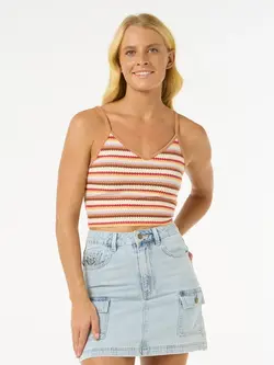 RIP CURL WOMEN'S BOBBI STRIPE TANK MULTI