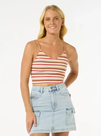 RIP CURL FEMMES BOBBI STRIPE TANK MULTI