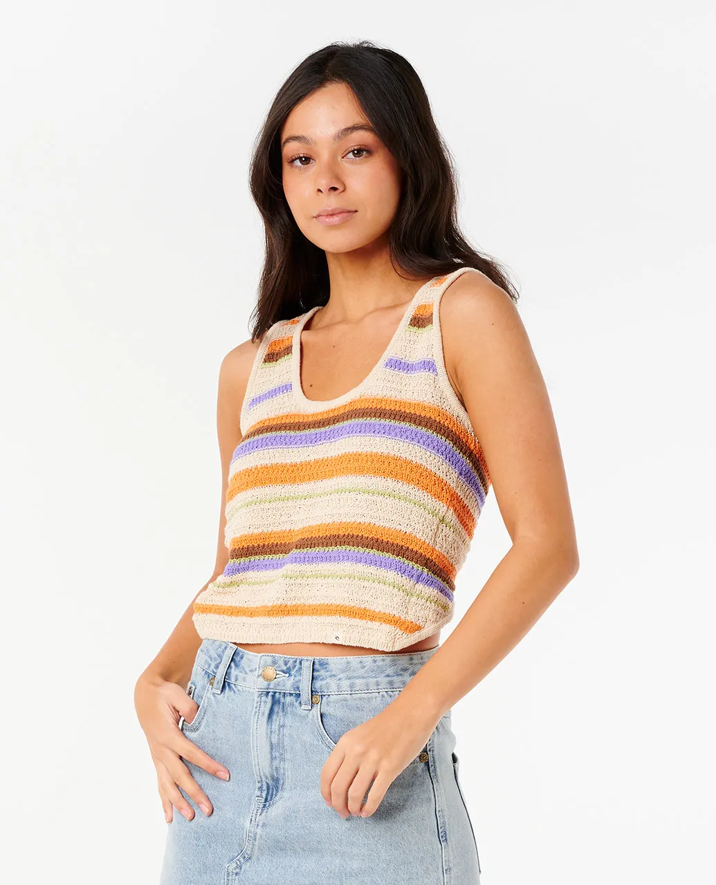 RIP CURL FEMMES CALA NIGHTS KNIT CROP