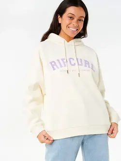 RIP CURL WOMEN'S VARSITY HOODIE BONE