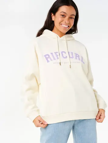 RIP CURL WOMEN'S VARSITY HOODIE BONE