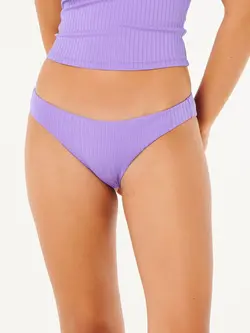 RIP CURL WOMEN'S PREMIUM SURF CHEEKY COVERAGE BIKINI BOTTOM PURPLE