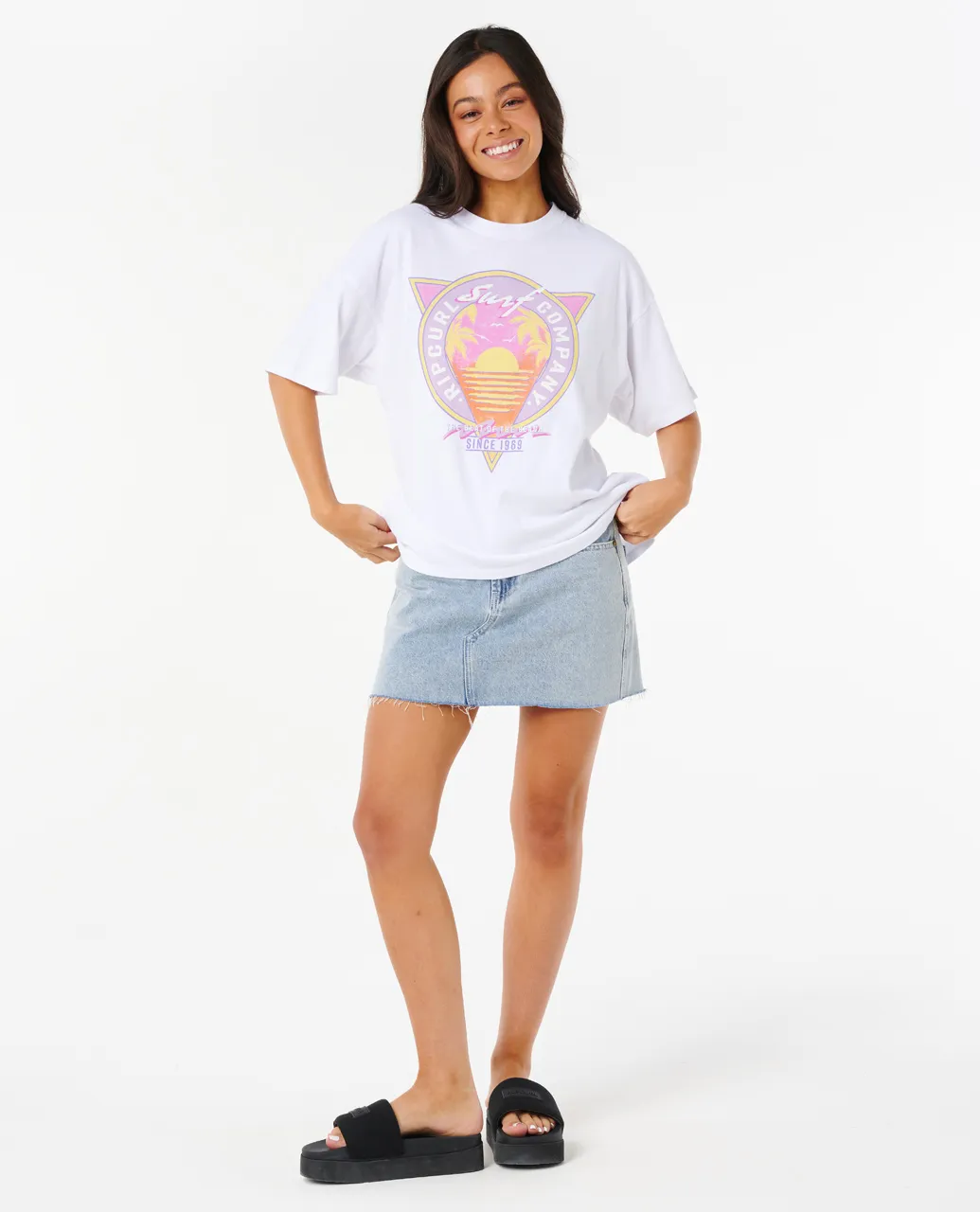 RIP CURL WOMEN'S ES VEDRA HERITAGE TEE