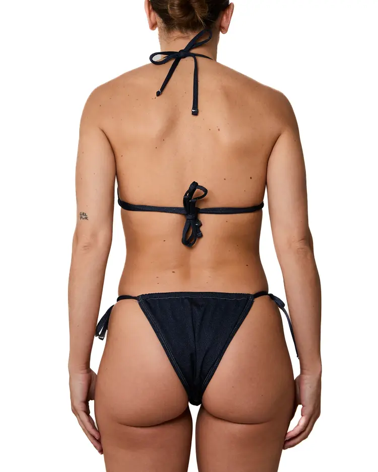 NANA THE BRAND NATALIA BIKINI TOP DENIM