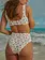 NANA THE BRAND GENEVIEVE BIKINI BOTTOM FLOWERS AND DOTS