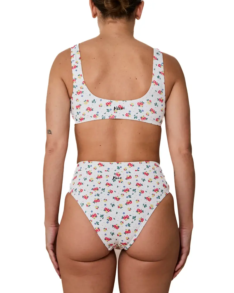 NANA THE BRAND GENEVIEVE BIKINI BOTTOM FLOWERS AND DOTS