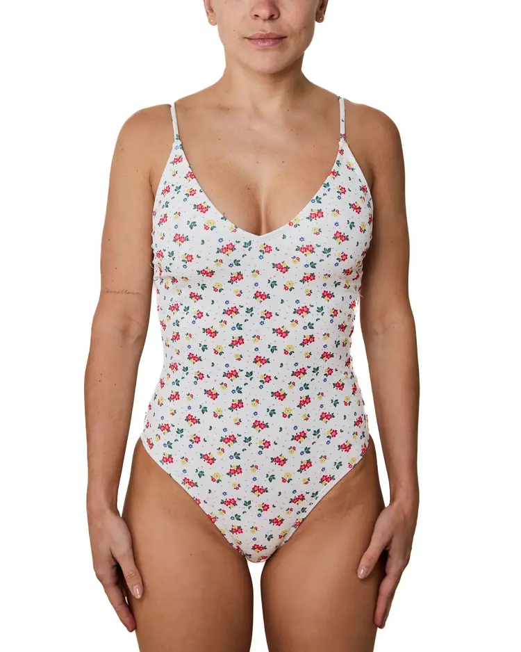 NANA THE BRAND ANNE MAILLOT 1PC FLOWERS AND DOTS