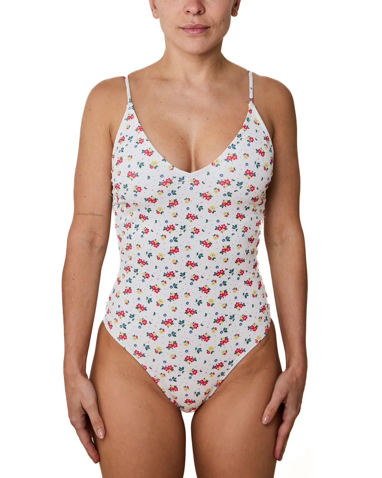 NANA THE BRAND ANNE MAILLOT 1PC FLOWERS AND DOTS