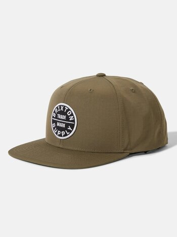 Brixton MEN'S OATH III SNAPBACK IVY GREEN RIPSTOP