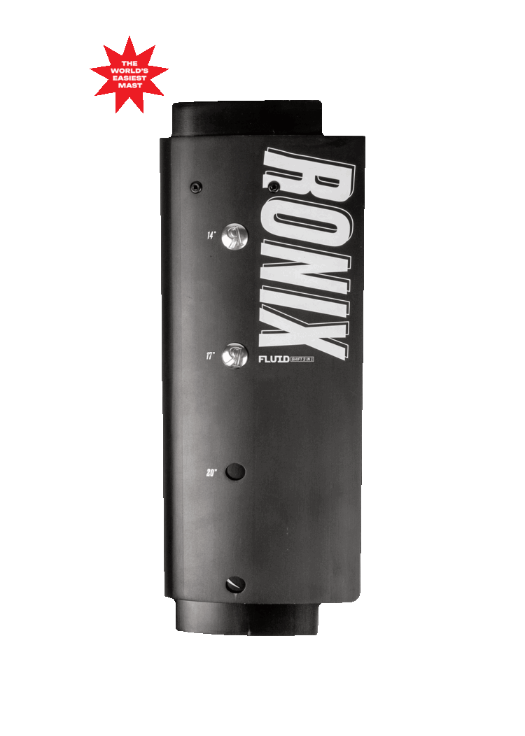 Ronix Wakeboards FLUID SHIFT 3 IN 1 EDITION ADJUSTABLE MAST - HOLLOW MFG. ALLOY