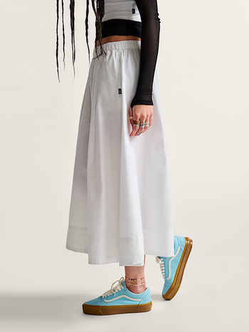 Vans WOMEN'S FRANCESCA FULL SKIRT WHITE