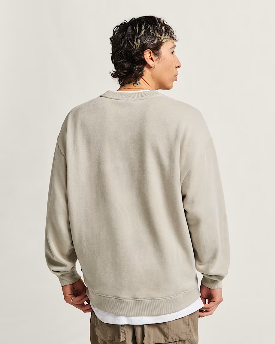 Vans NEVERLASTING OVERSIZED CREW SWEATSHIRT LONDON FOG